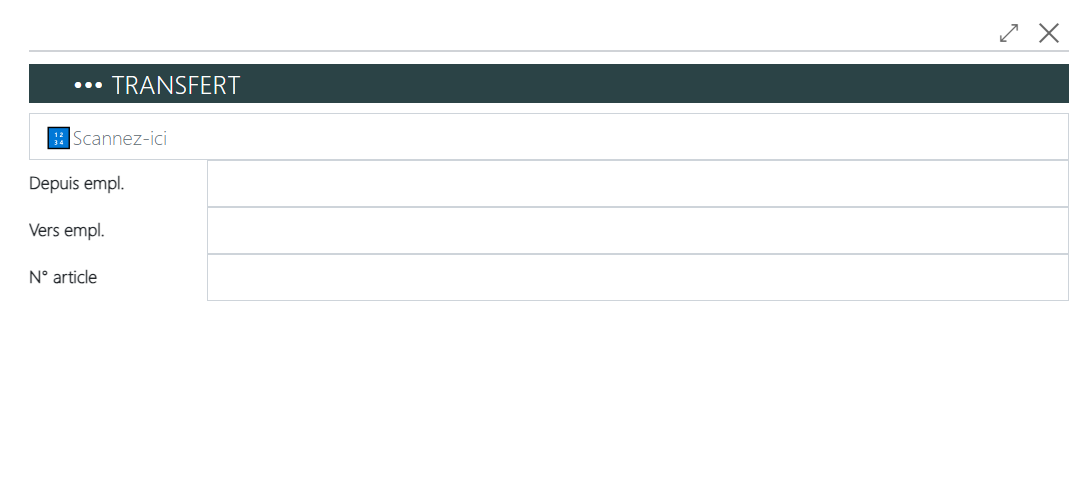 Avant ajout du code HTML