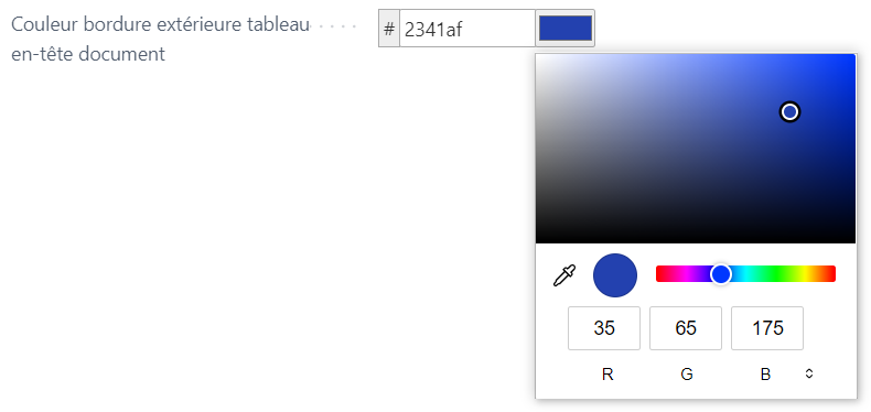 Color Picker Control